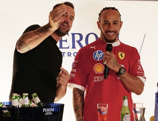 Flavour and racing stars work together at The House of Peroni