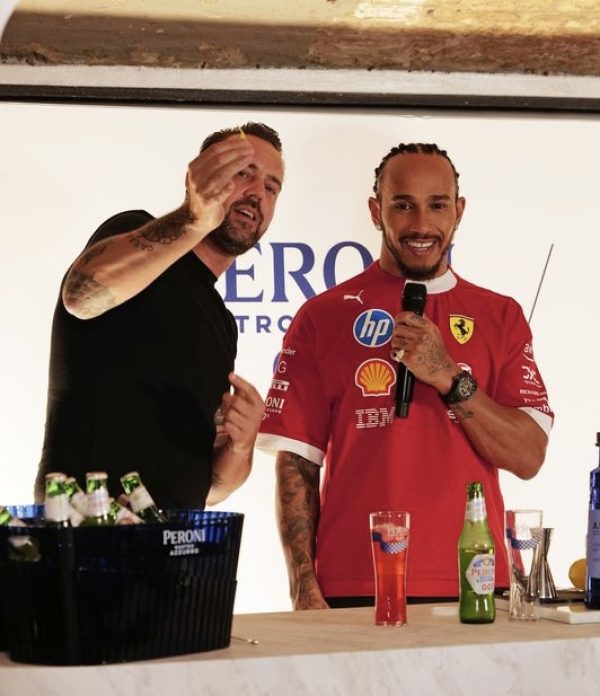 Flavour and racing stars work together at The House of Peroni