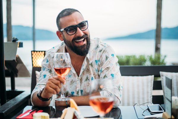 Nearly half of men would rather have a glass of rosé than a pint of beer