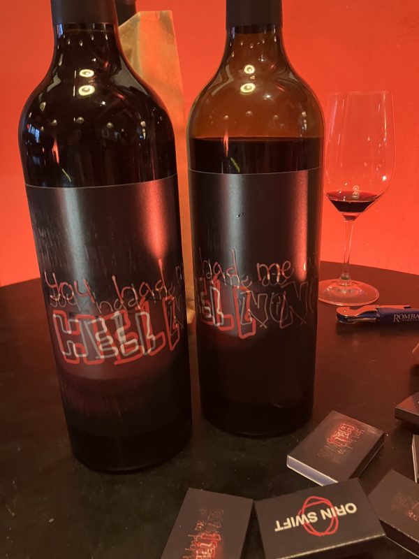 New Orin Swift wine born in a dive bar toilet