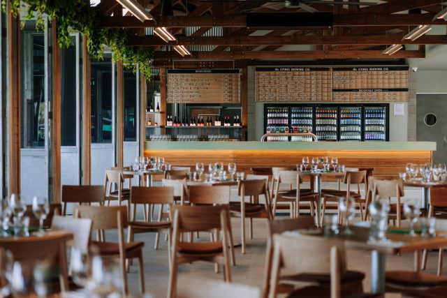 Brisbane Airport has opened its much-anticipated new brewery, distillery and beer garden at Skygate precinct.