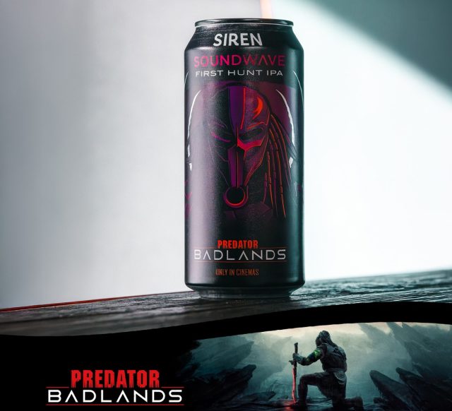 Berkshire-based Siren Craft Brew has partnered with 20th Century Studios to release a 5% ABV IPA named Soundwave: First Hunt to celebrate the release of the film Predator: Badlands.