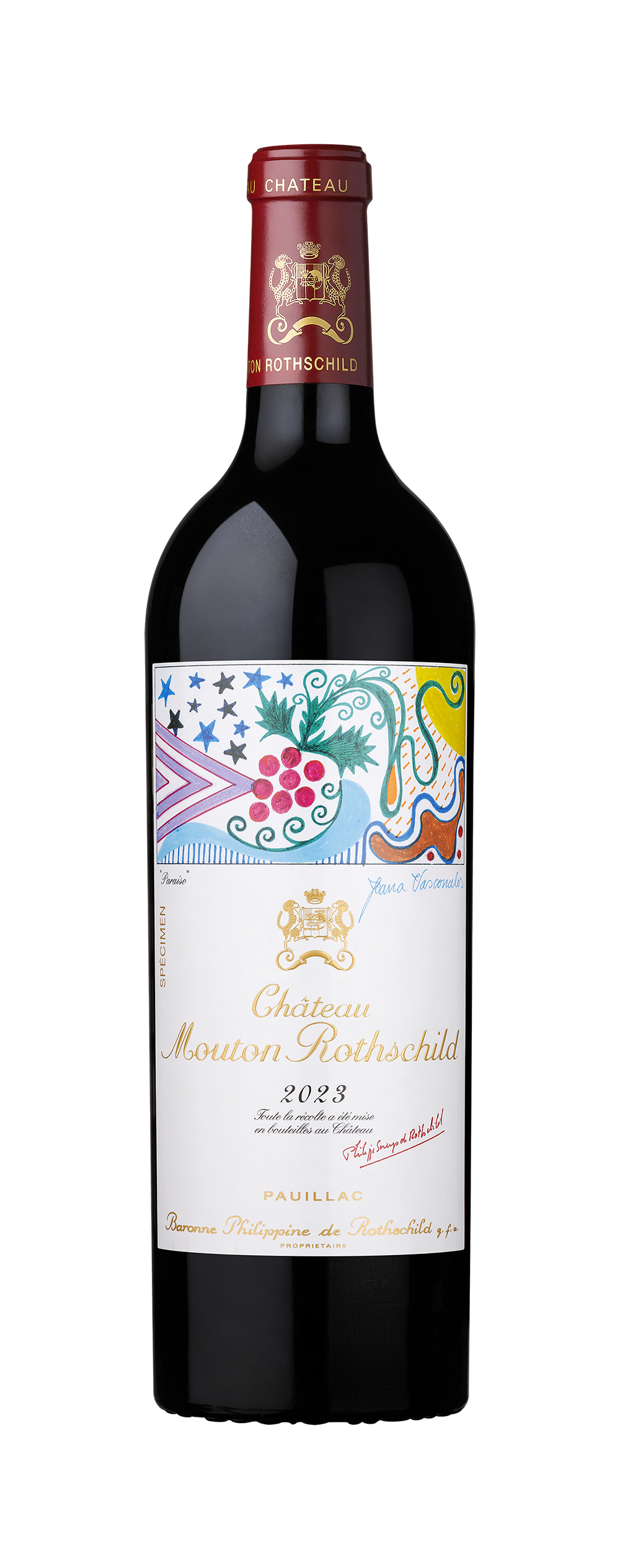 Château Mouton Rothschild 2023 アートワーク付き Château Mouton Rothschild reveals label for the 2023 vintage