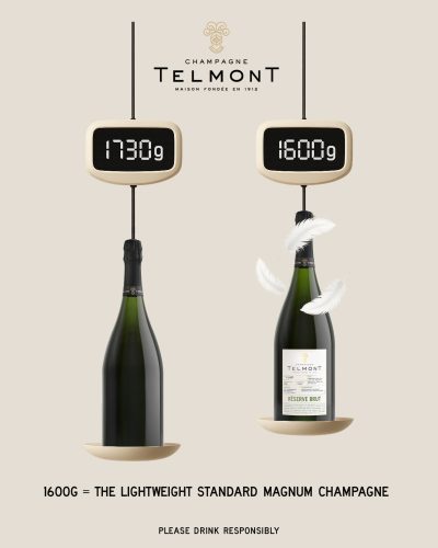  Champagne Telmont launches lightest ever magnum bottle