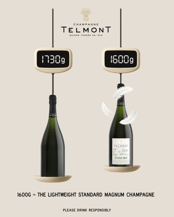  Champagne Telmont launches lightest ever magnum bottle