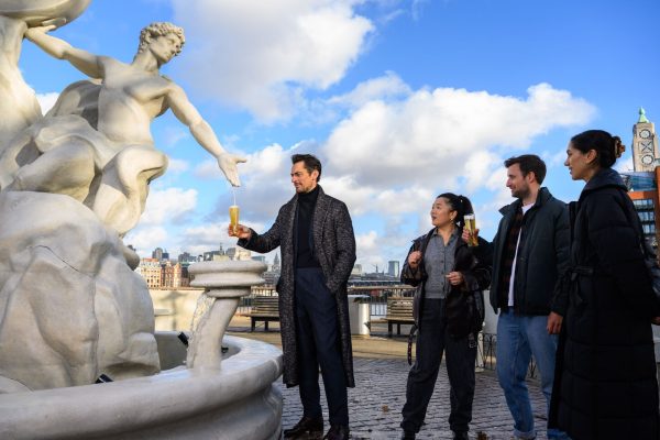 Peroni beer fountain hits London
