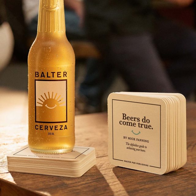 Australia’s Balter Brewing Company and surfing champion Mick Fanning have launched a beer book made from coasters.