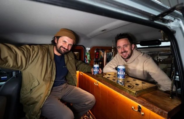 Pub built in a van makes Cornish beer go viral