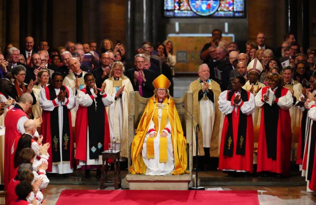 Historic installation of first female Archbishop of Canterbury celebrated with wine from Kent