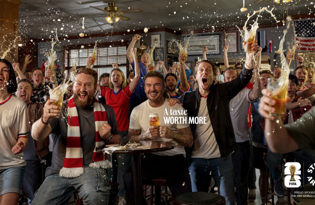 Beckham joins Stella Artois in World Cup bar takeover