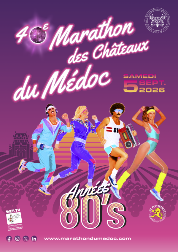 Médoc Marathon to mark 40th anniversary with 80s theme