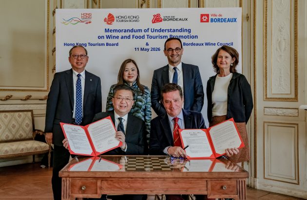 Bordeaux and Hong Kong toast a five-year future