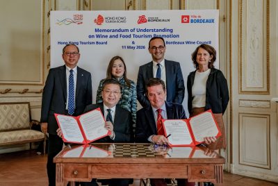 Bordeaux and Hong Kong toast a five-year future