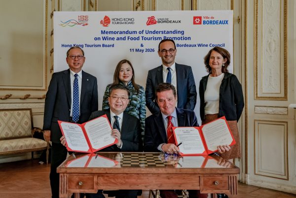 Bordeaux and Hong Kong toast a five-year future
