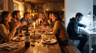 Steven Bartlett had three glasses of wine. The rest of us had a Thursday