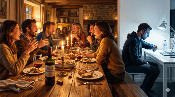 Steven Bartlett had three glasses of wine. The rest of us had a Thursday