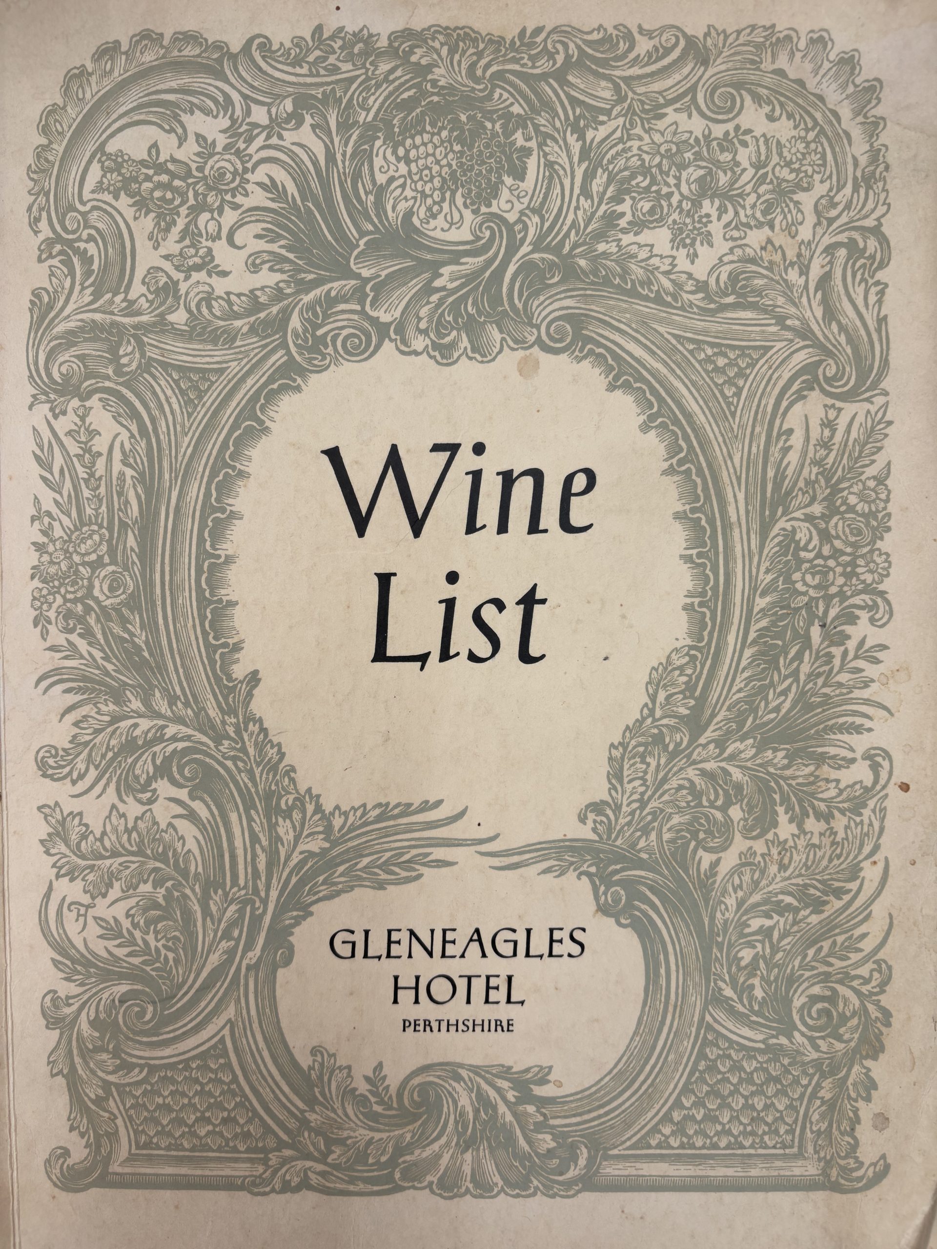 thedrinksbusiness.com - Patrick Schmitt - This is what fine wine cost in Gleneagles Hotel 60 years ago